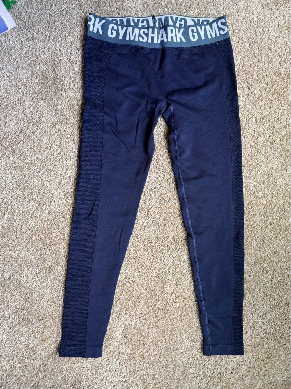 Gymshark Leggings Women Size M Blue Workout Activewear
